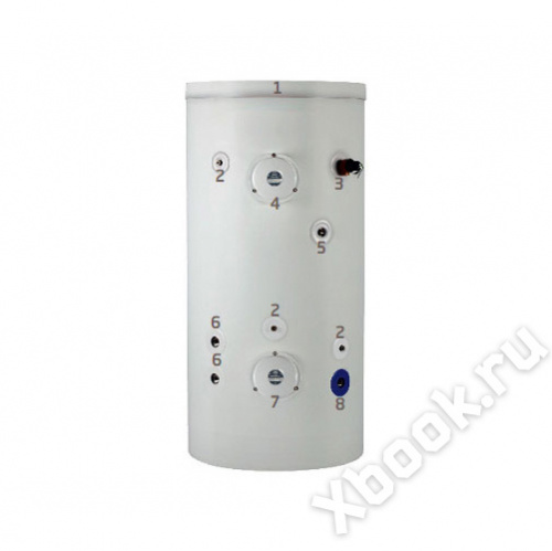 Baxi PREMIER plus 500 водонагреватель накопительный цилиндрический напольный вид спереди